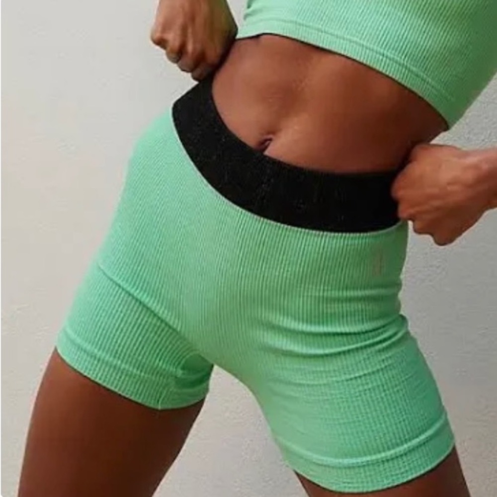 Free People Movement Seamless Shorts Fresh Cut